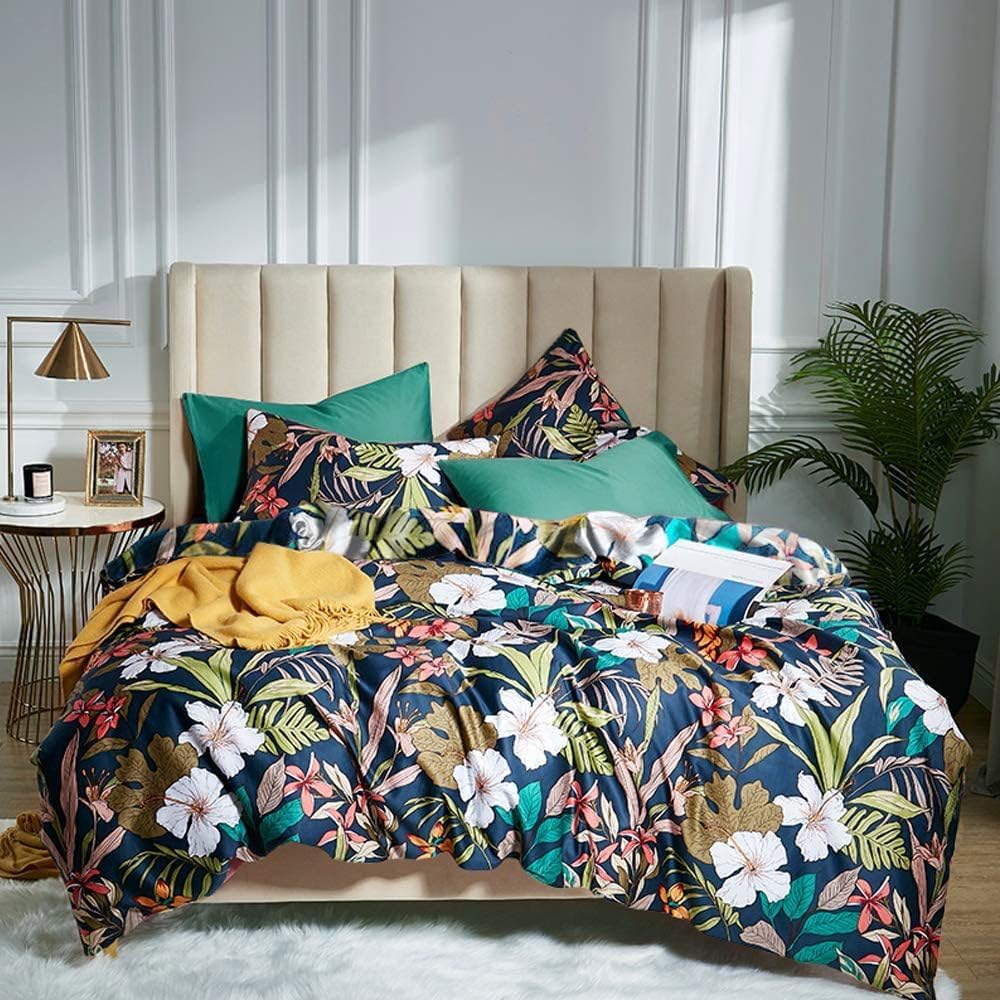 mixinni Twin XL Comforter Set - Vibrant Botanical Floral Design
