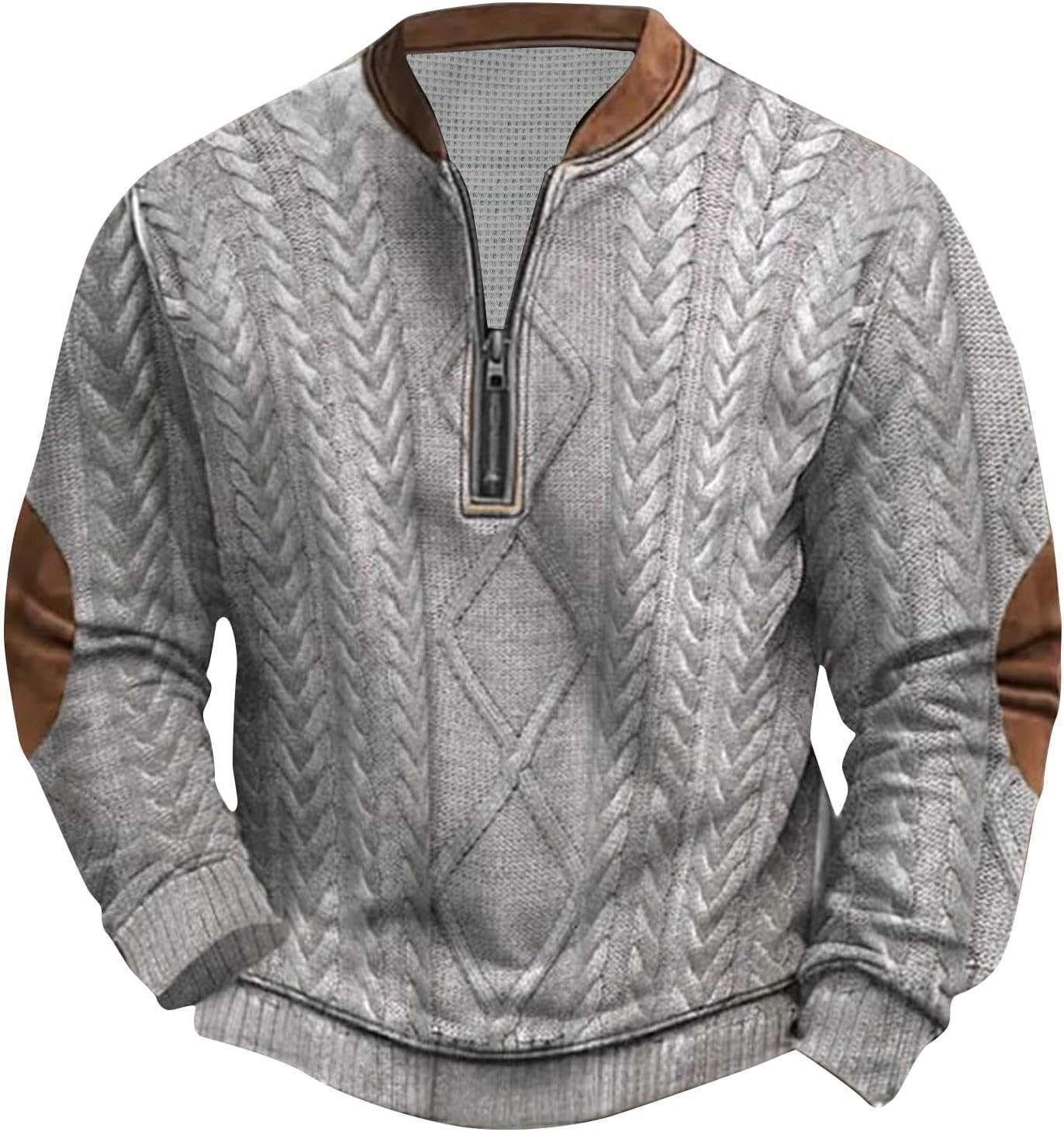 Stay Cozy in Style: Quarter Zip Men's Sweatshirt