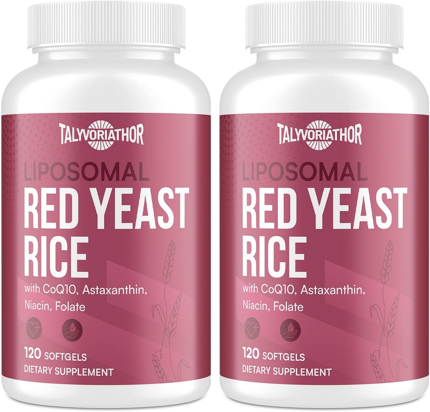 Liposomal Red Yeast Rice 1200mg with CoQ10 & Astaxanthin
