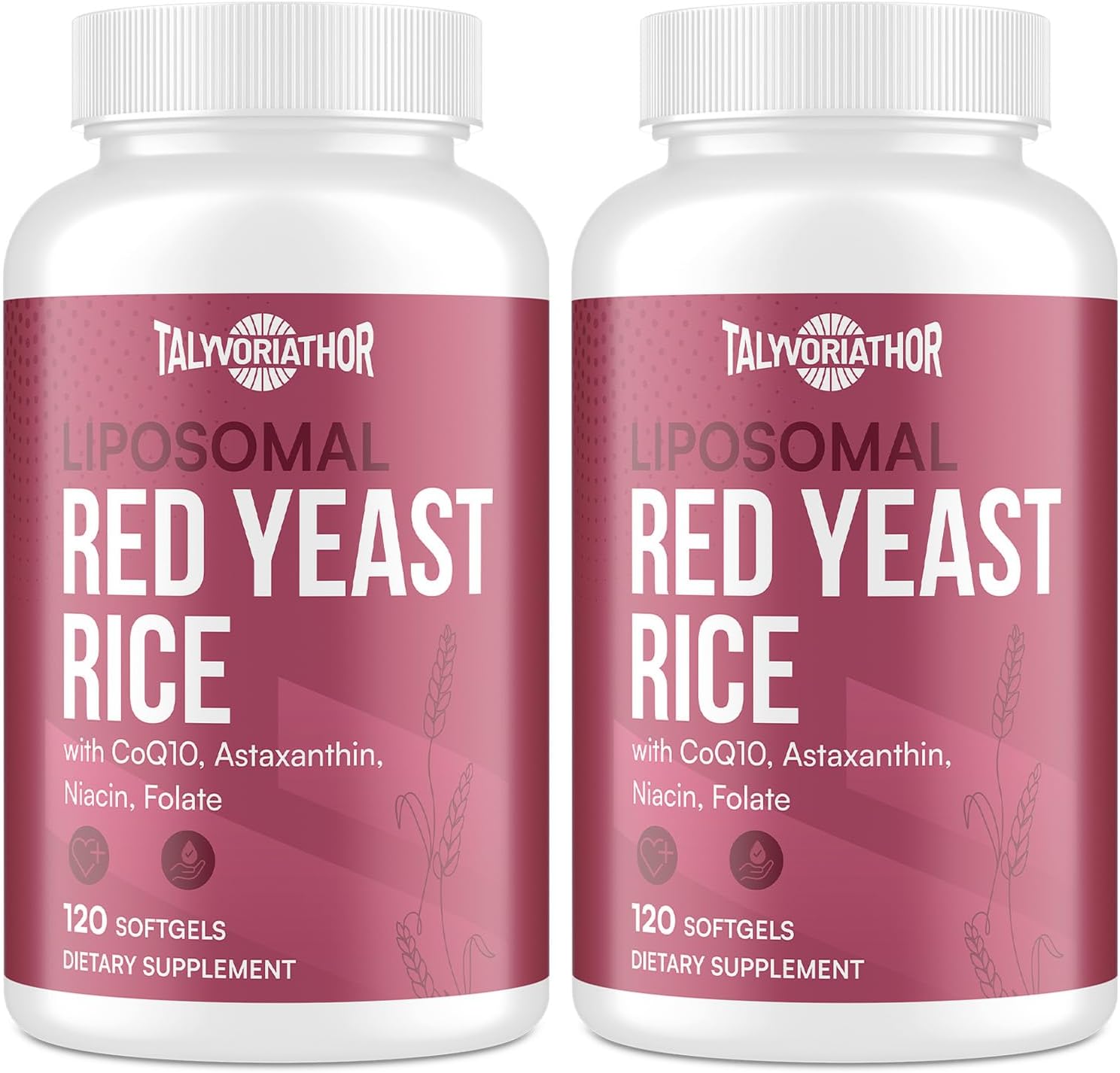Liposomal Red Yeast Rice 1200mg with CoQ10 & Astaxanthin