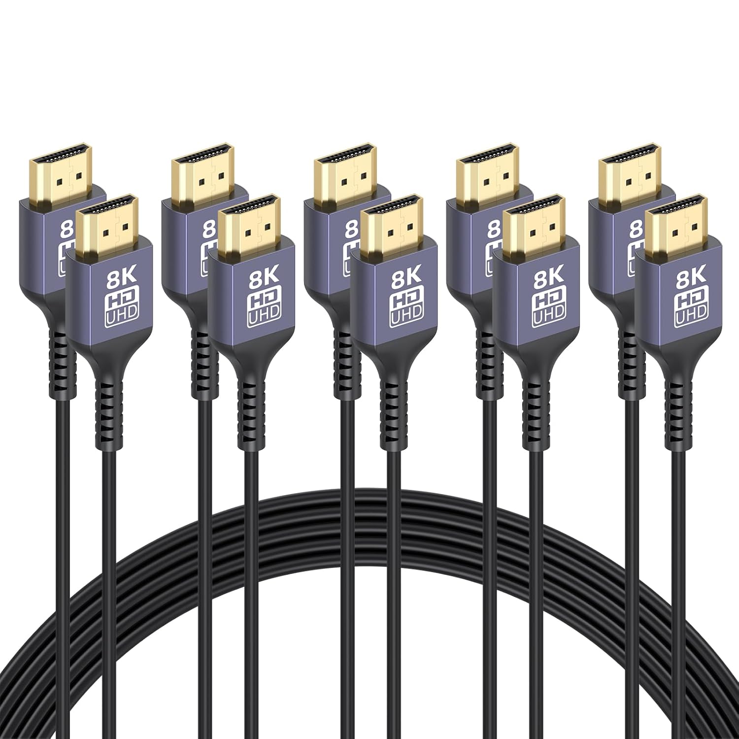 8K Ultra Thin HDMI Cable 6.6FT for Gaming and Home Use