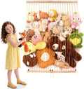 Extra Wide Stuffed Animal Hammock 29in - Log Toy Organizer