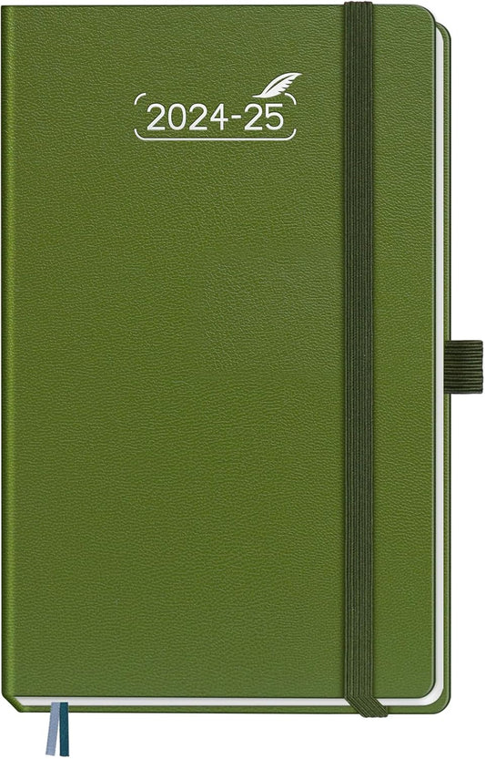 BEZEND 2024-2025 Planner: Academic Calendar & Tabs [Olive]