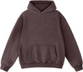 Womens Oversized Acid Wash Hoodie Vintage Sweatshirt - Cozy