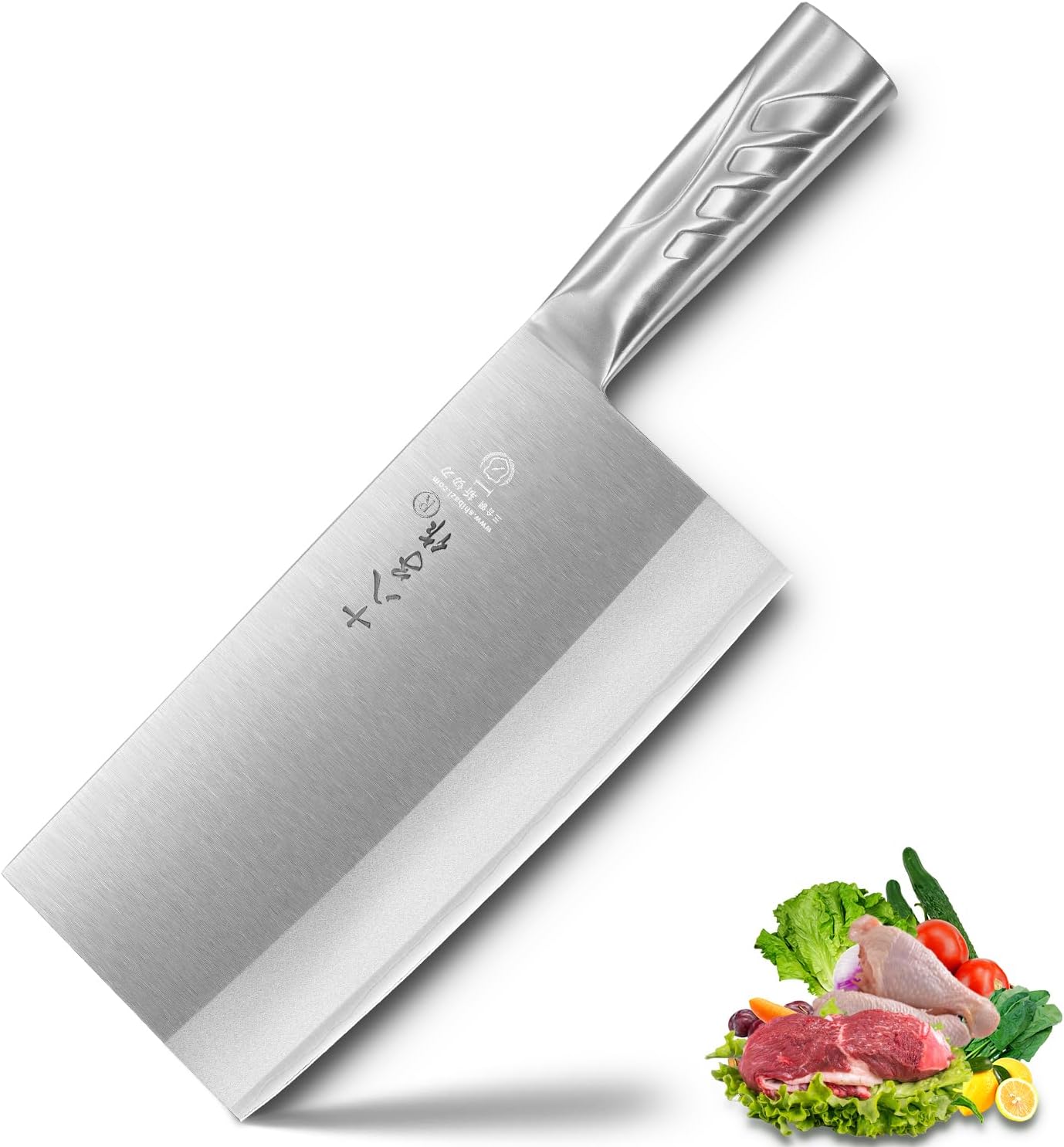 Versatile Butcher Cleaver Knife for Meat and Bone Chopping