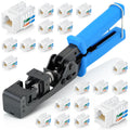 Everest easyJACK 90 Angled Cat6 Keystone Tool Set - Time Saver
