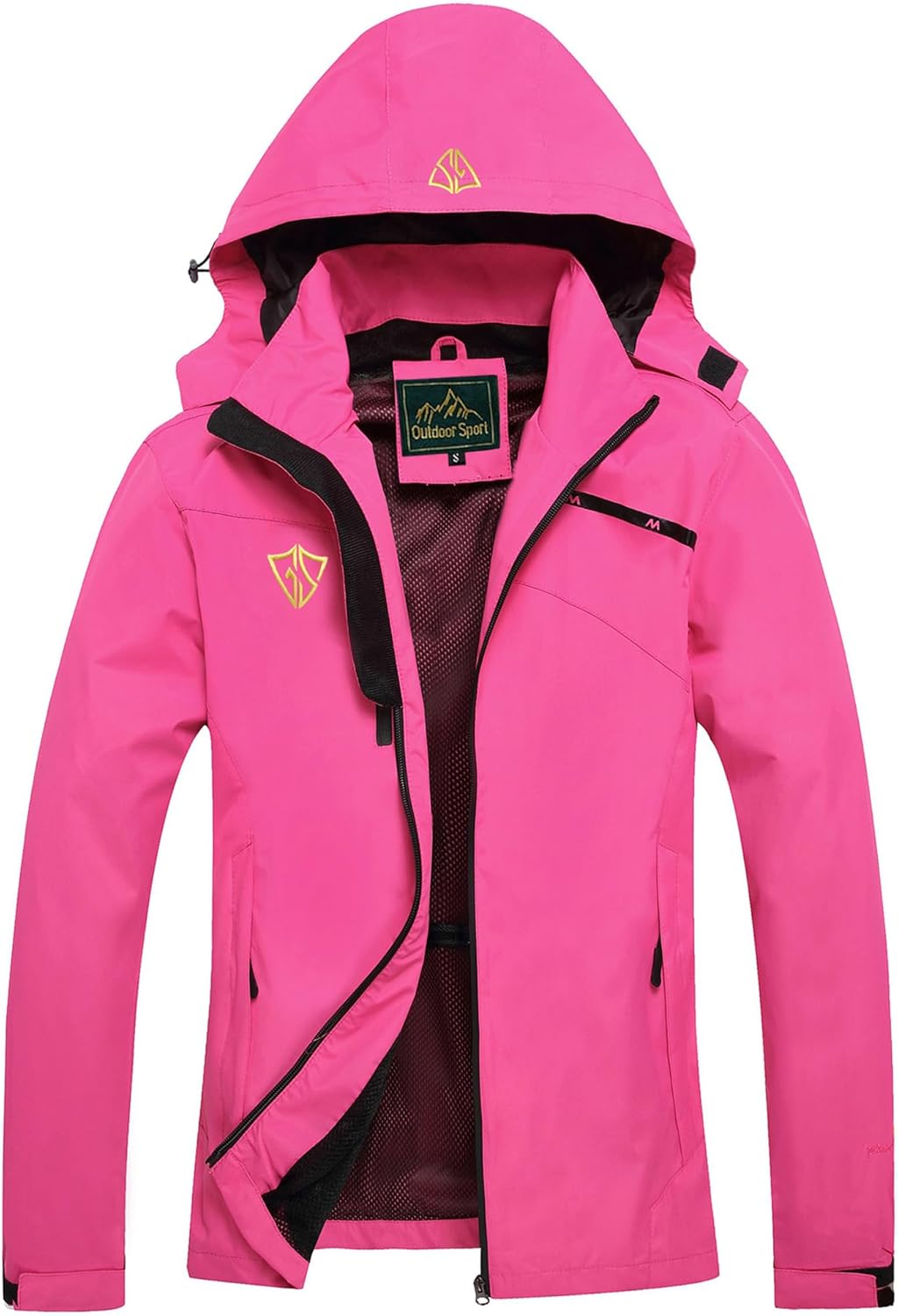 GIISAM Women's Waterproof Rain Jacket for All Weather Activities