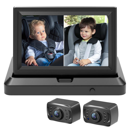 Itomoro Dual Car Camera Baby Monitor with 1080P Clarity