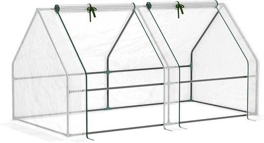 Portable Mini Greenhouse for Outdoor Garden Plant Protection