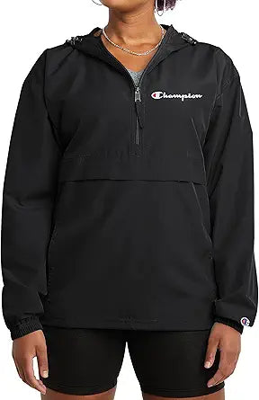 Champion Women's Packable Print Jacket: Wind-Resistant & Stylish