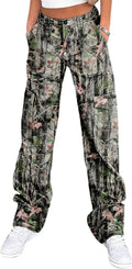 Cargo Pants for Women High Waisted Wide Leg - Casual Y2K Streetwear
