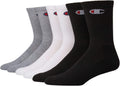 Champion Womens Quarter Socks 6-Pack - Cushioned Moisture-Wicking