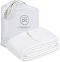 All-Season 100% Cotton Twin Blanket - Soft Jacquard Coverlet