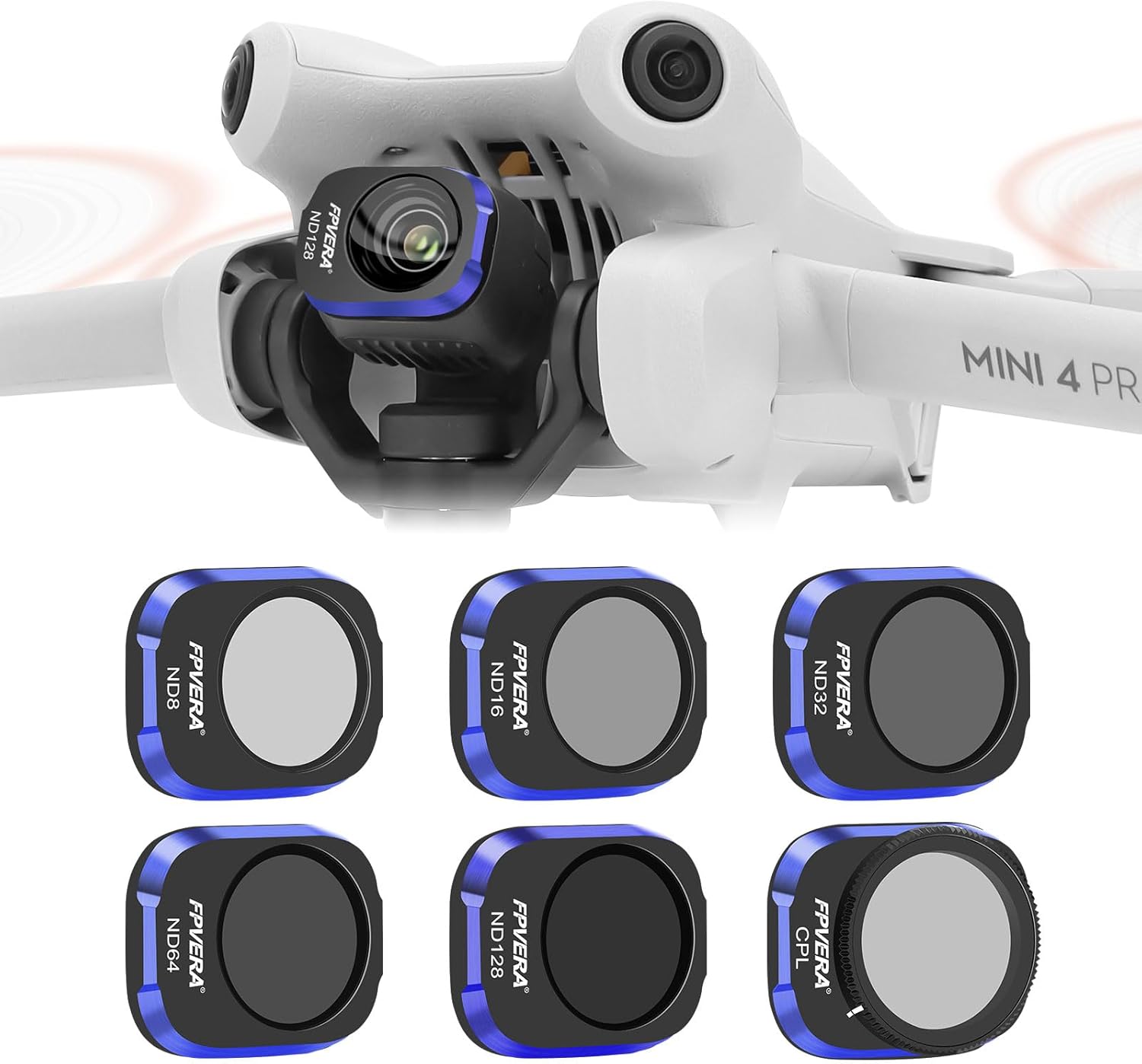 ND Filter Set for DJI Mini 4 Pro - 6-Pack Drone Camera Filters