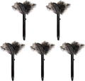 Retractable Ostrich Feather Duster 15 in Fluffy and Natural - Reusable