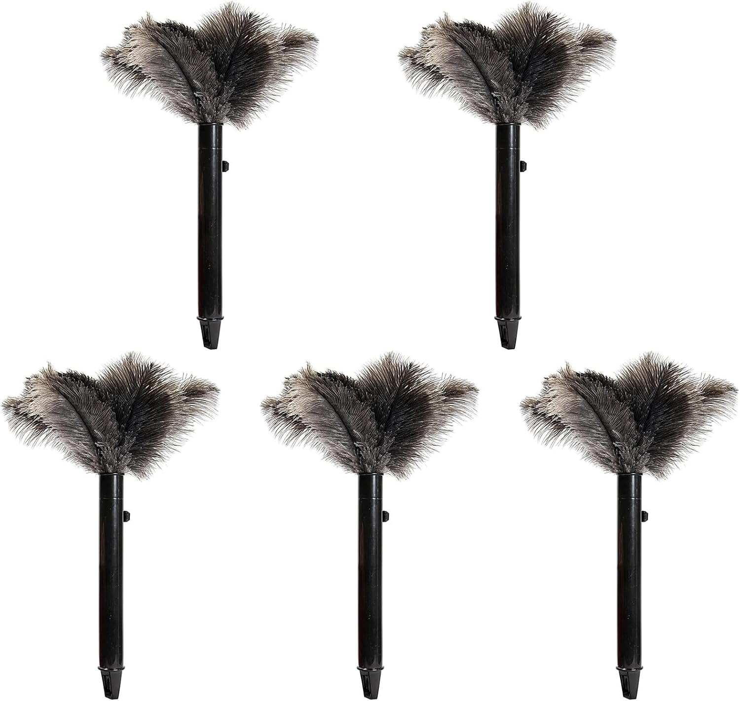 Retractable Ostrich Feather Duster for Effective Cleaning Needs