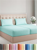 Split King Size 5 Piece Sheet Set - Cooling, Deep Pocket Fit