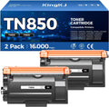 TN850 Black Toner Cartridge 2-Pack High Yield for Brother