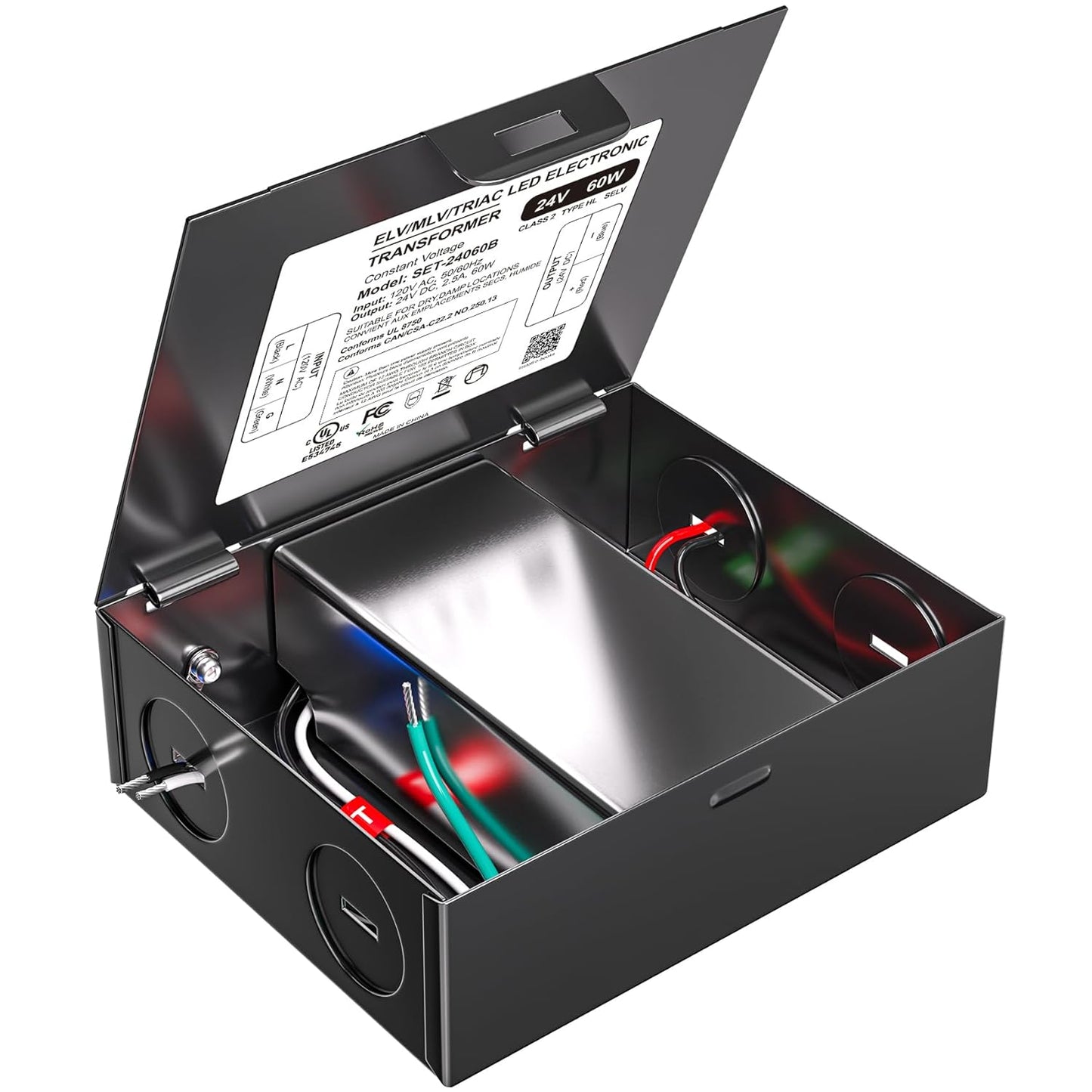 60W 24V Dimmable LED Driver for Smooth Flicker Free Dimming