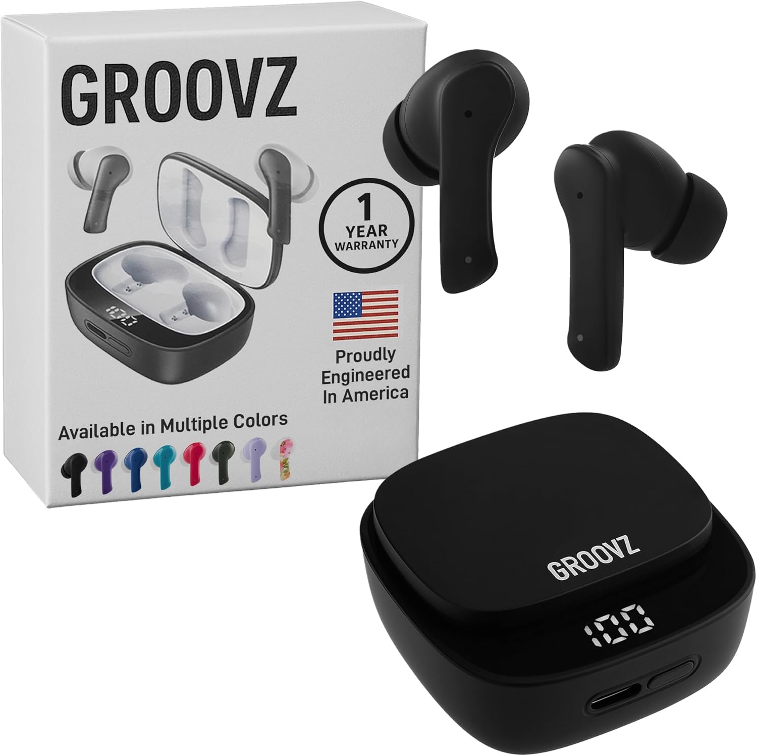 True Wireless Earbuds with 27Hrs Battery Life & IPx4 Rating