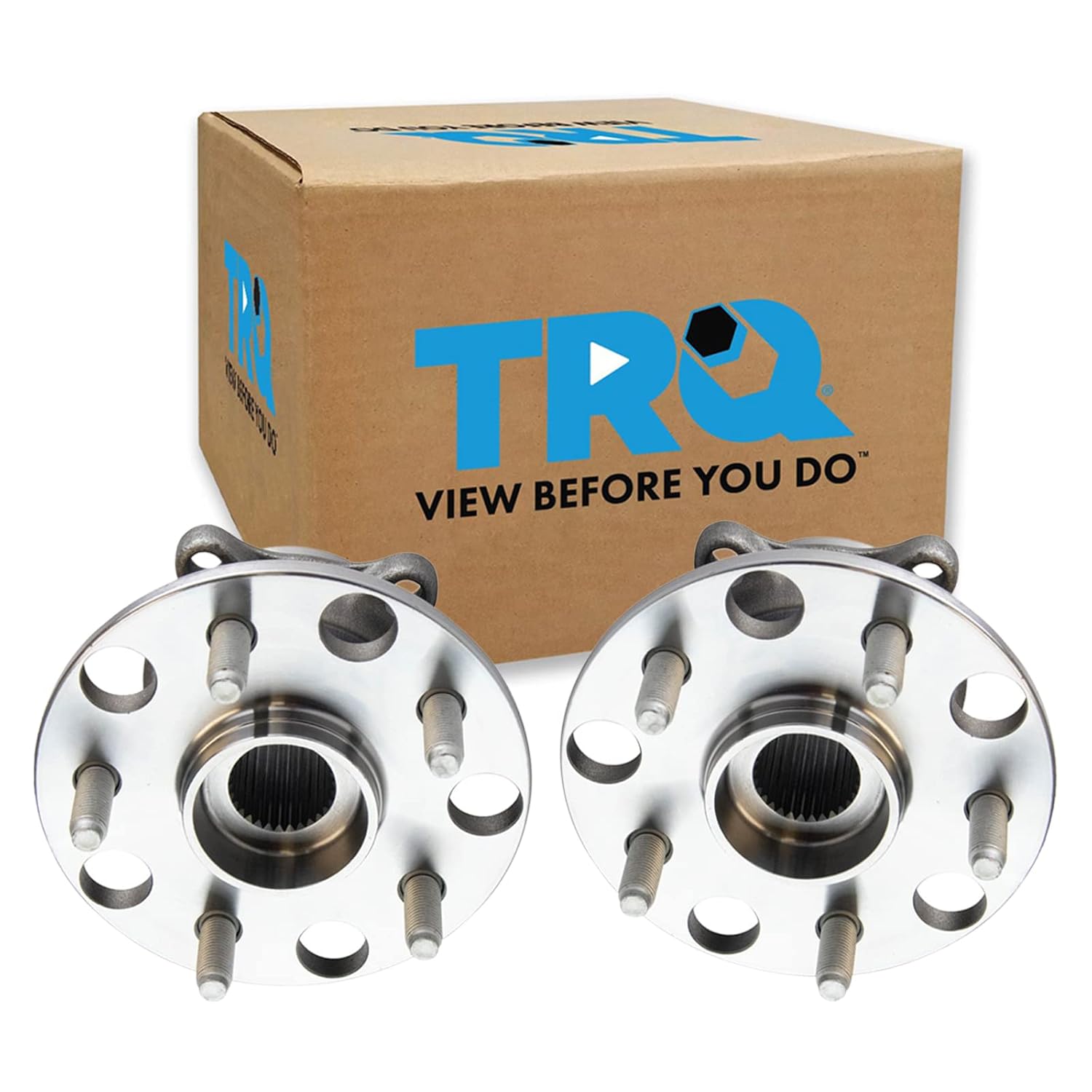 TRQ 2 Piece Rear Wheel Bearing & Hub Assembly Set for Lexus