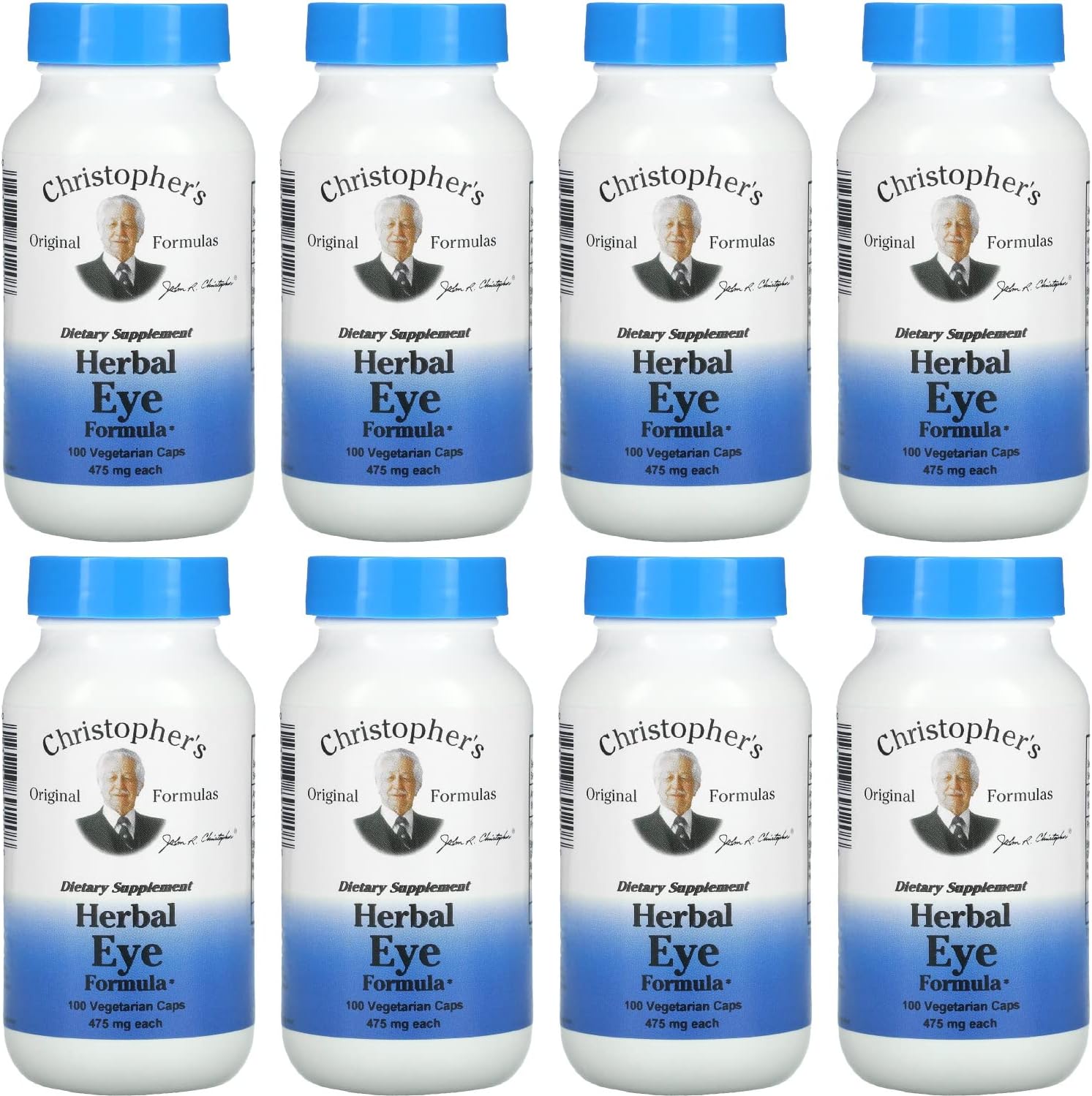Herbal Eye Formula for Natural Sight Care - Pack of 8