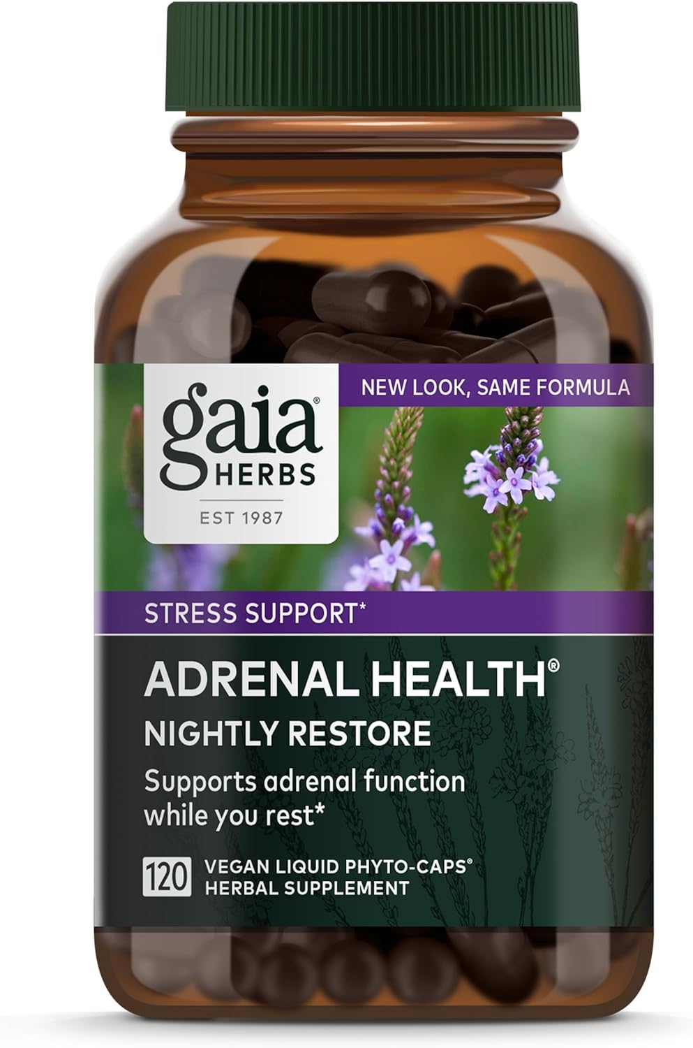 Gaia Herbs Adrenal Health Nightly Restore for Better Rest