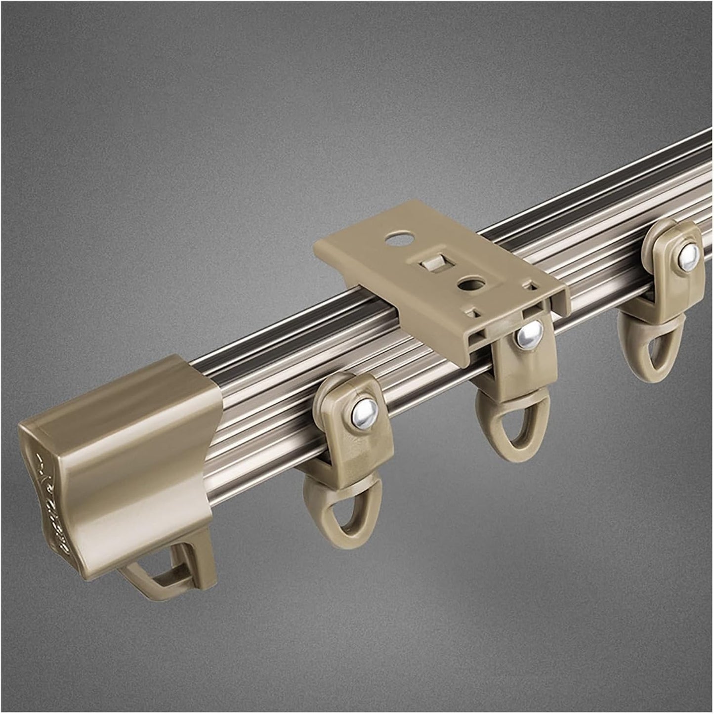 Flexible U-Shaped Curtain Track - Heavy Duty Aluminum - 5.9ft