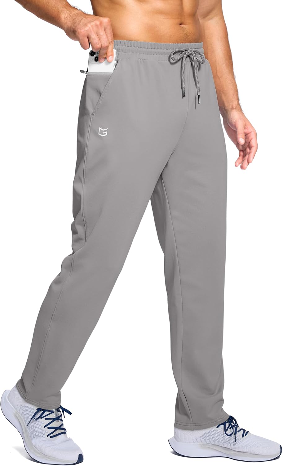 G Gradual Men's Fleece Lined Pants for Winter Workouts