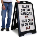SmartSign 24in x 36in Changeable Message Sidewalk Sign - Portable