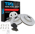 Front Ceramic Brake Pad & Rotor Kit for 1998-2002 Corolla/Prizm