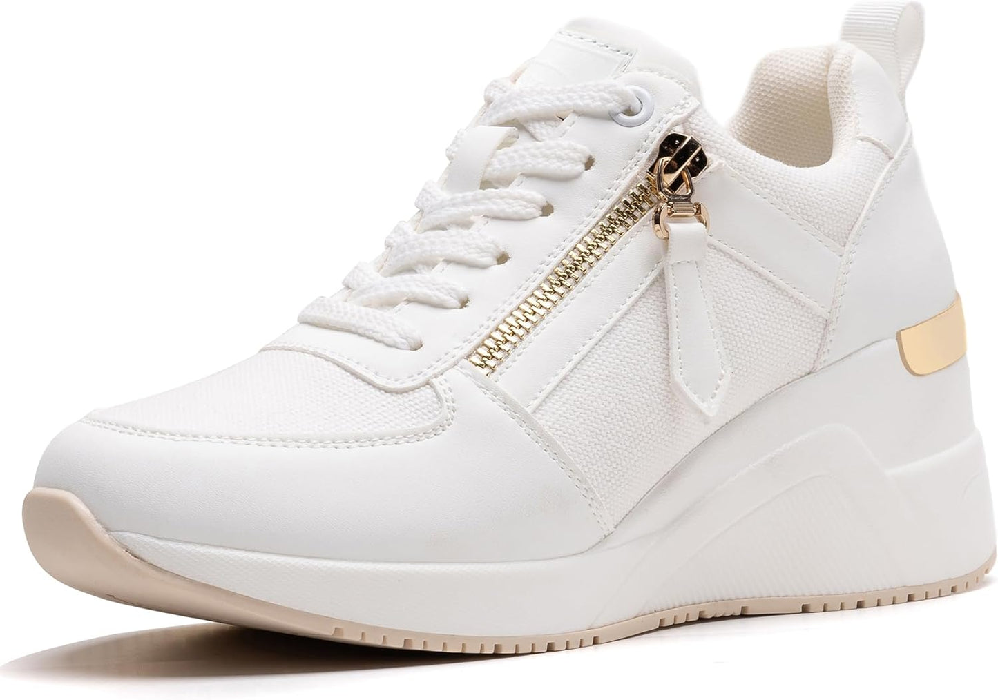 Viscozzy High Heel Wedge Sneakers for Women - Stylish Comfort