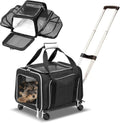Airline Approved Expandable Premium Pet Carrier on Wheels - Spacious