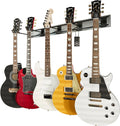 5 Instrument Hanger System Silver Slatwall - Space Saving Guitar Rack