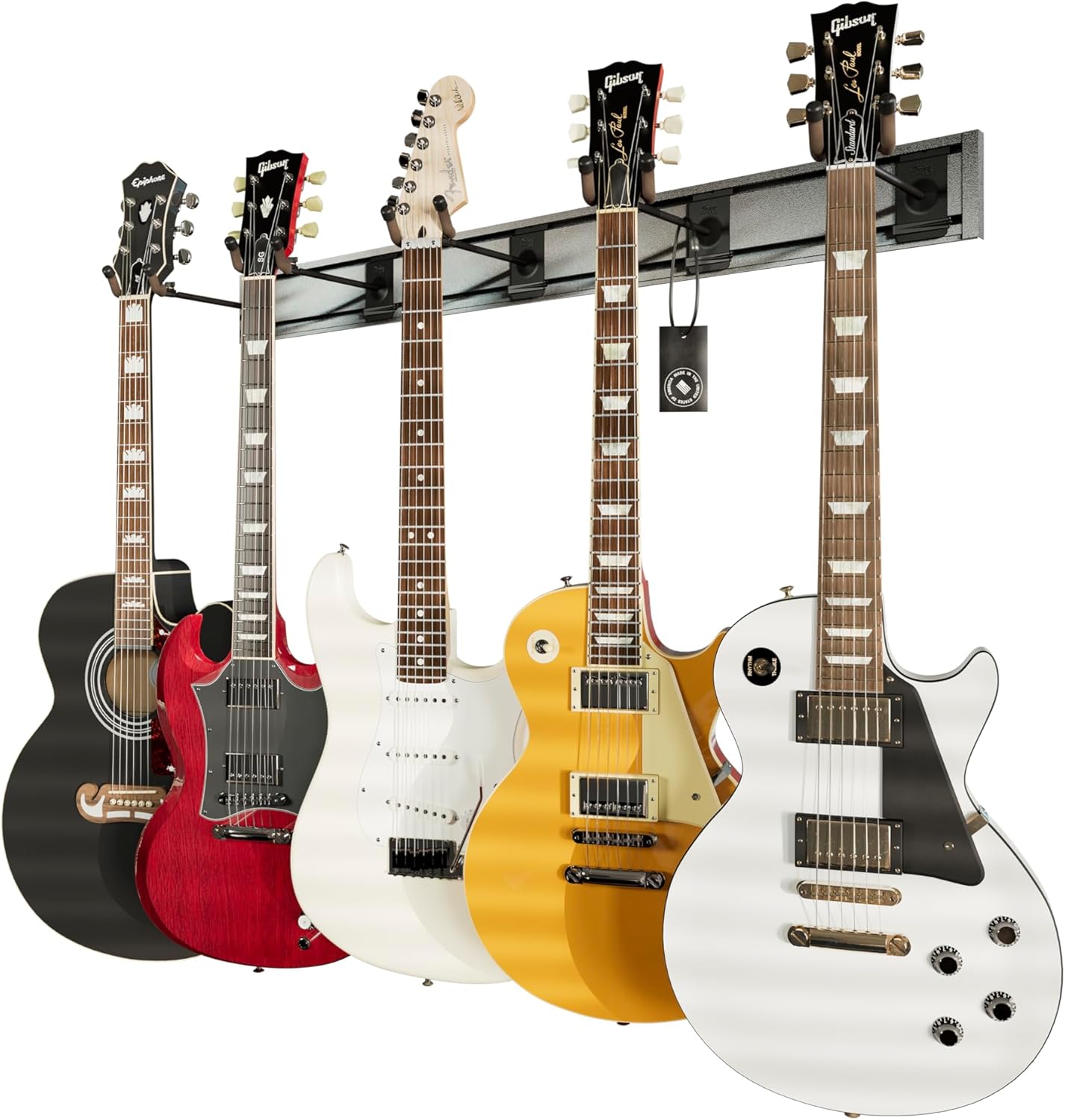 STRING 5 INSTRUMENT HANGER SYSTEM: Versatile Guitar Display