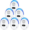 Ultrasonic Pest Repeller 6 Packs - Indoor Pest Control for Home