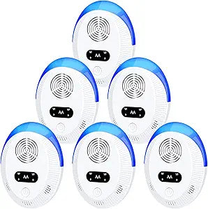 Ultrasonic Pest Repeller 6 Packs for Effective Indoor Control