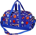 Kids Duffle Bag Boys Weekender Overnight Bag - Roomy Shoe Pocket