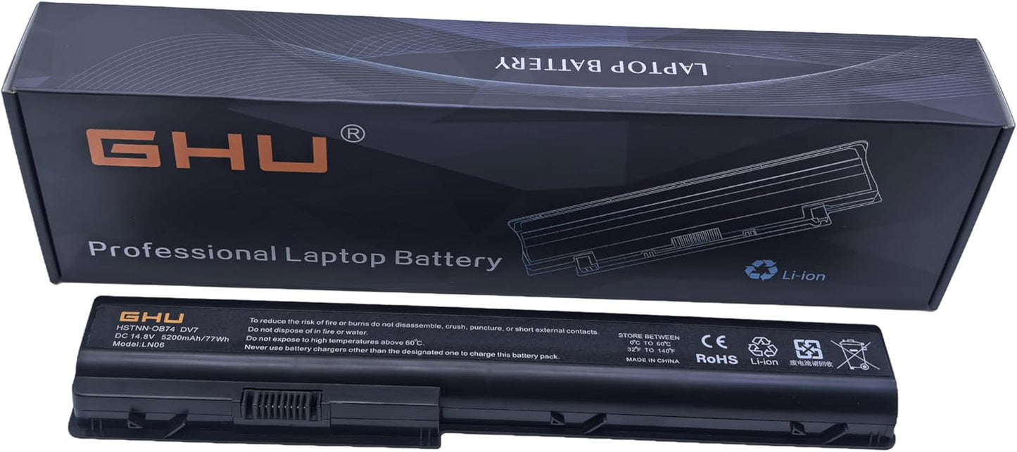 GHU DV7B Laptop Battery Replacement for HP Pavilion Models