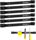 Magnetic Tool Holder Strip 6-Pack 12in - Flexible Garage Organizer