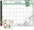 Large 22x17 Monthly Planner Pad - 18 Months Green Floral