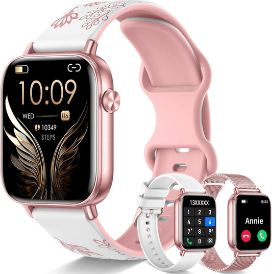 1.83ft' Smart Watch for Women with Bluetooth Call and Fitness Tracker