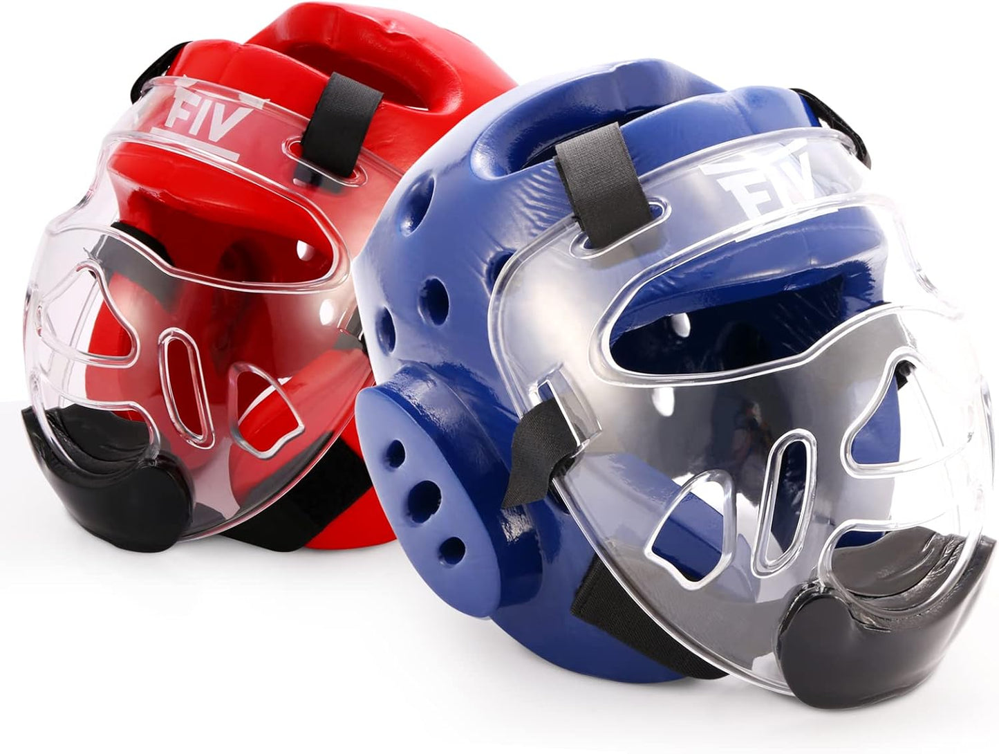 FIVING Karate Headgear with Removable Face Shield - Ultimate Protection
