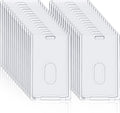 Acrylic Card Holders Clear ID Card Holders Heavy Duty - 60 Pack