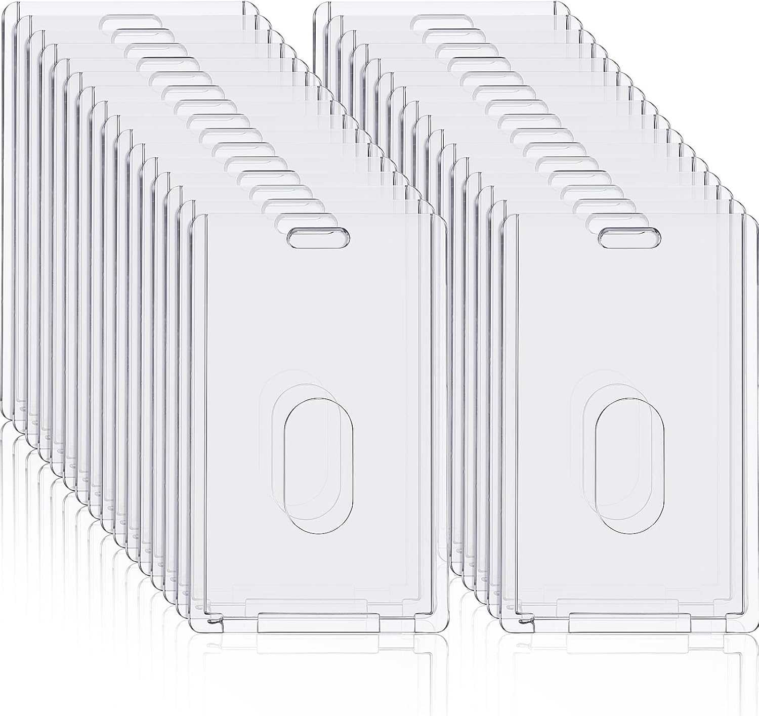 Crystal Clear Acrylic Card Holders - Protect Your Badges!