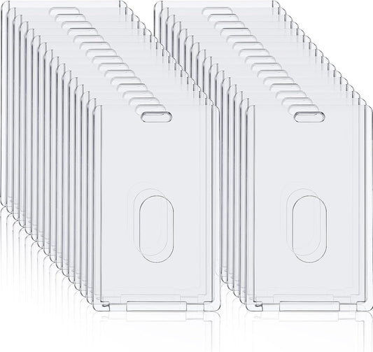 Crystal Clear Acrylic Card Holders - Protect Your Badges!