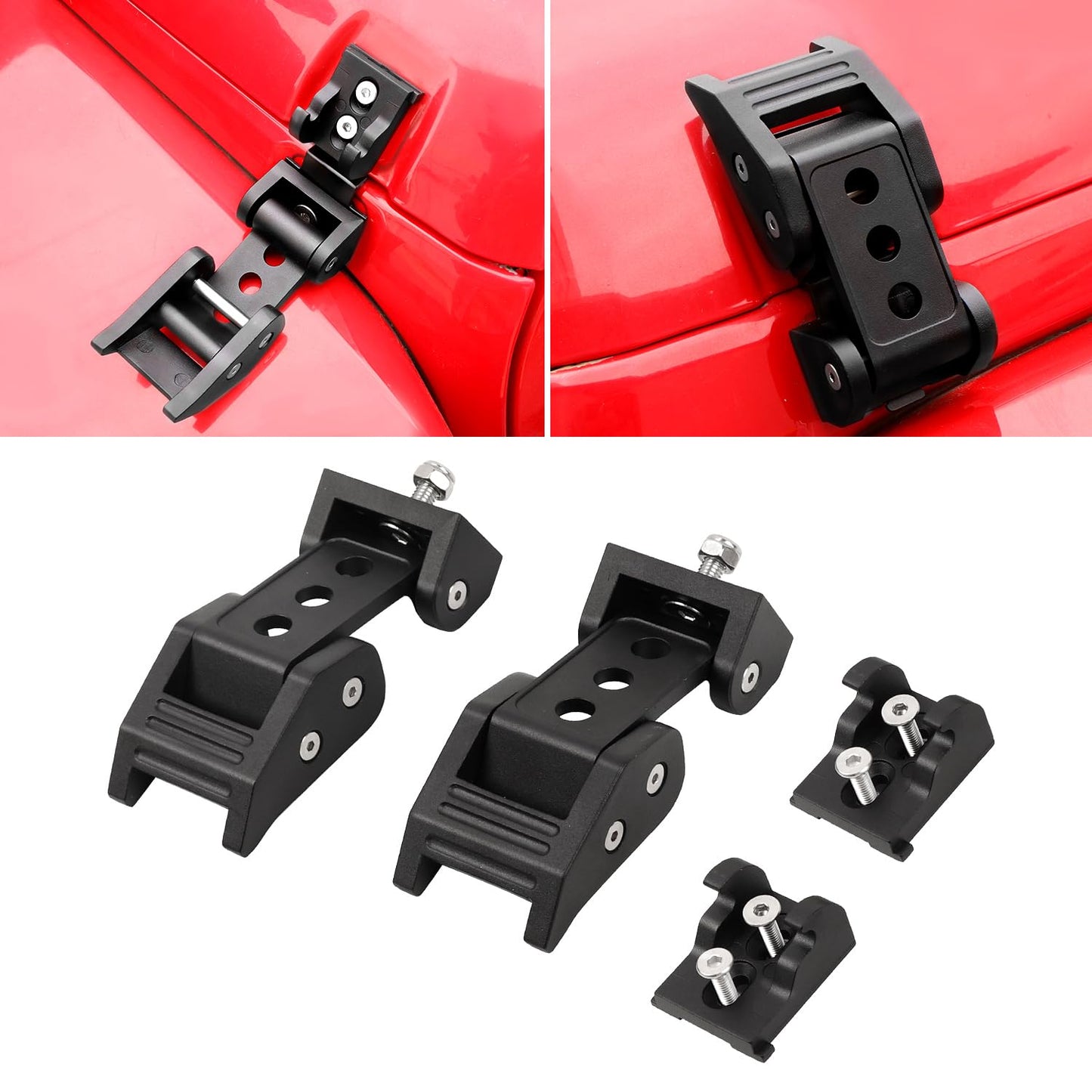RT-TCZ Hood Latch Lock Catch for Jeep Wrangler JK JL JT 2007-2025