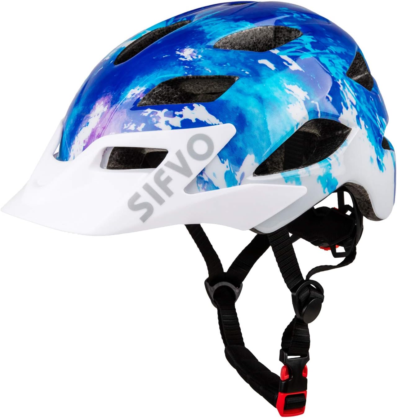 SIFVO Kids Bike Helmet - Cool Visor, Adjustable Fit