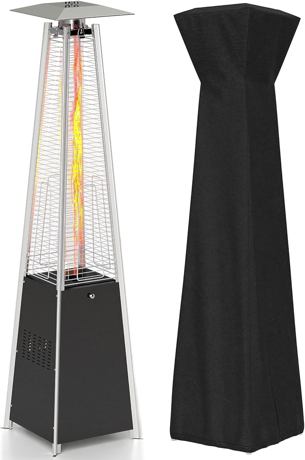 FOOWIN 48,000 BTU Outdoor Patio Heater - Portable & Waterproof
