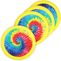 Colorful Outdoor Fun: 4-Pack Kids Tie-Dye Flying Discs